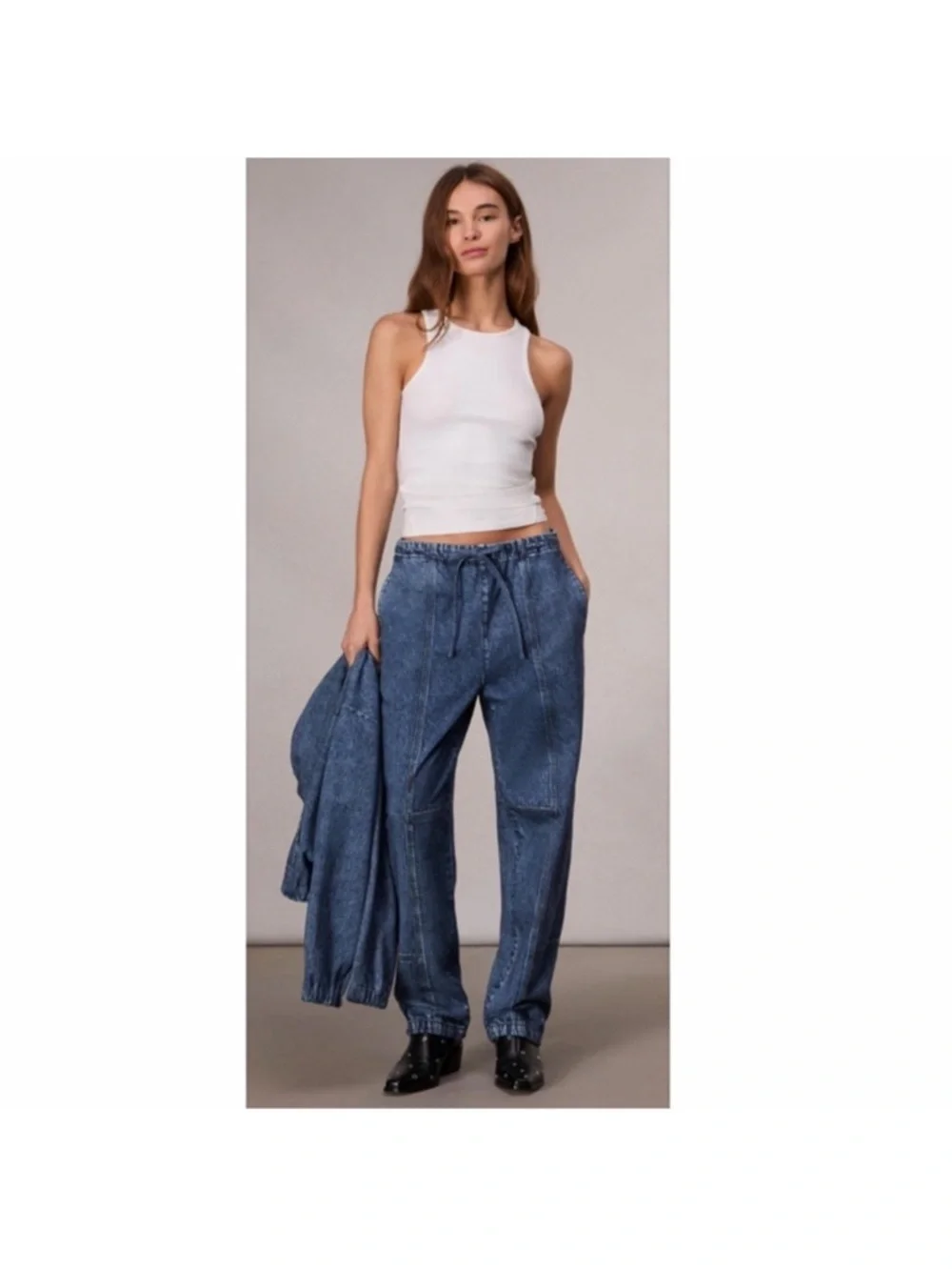 Rag & Bone Miramar Jordan Sweatpants Jordan Jogger Jeans Blue Small
